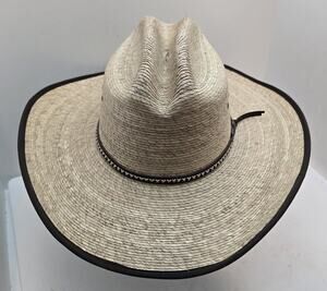 Resistol Jason Aldean Western Cowboy Hat Size US XL Straw with Band